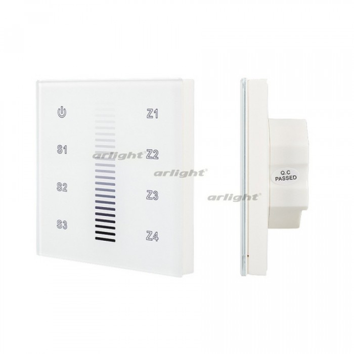 1Панель Sens SR-2830A-RF-IN White (220V,DIM,4 зоны) (arlight, IP20 Пластик, 3 года)