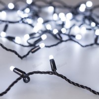 Светодиодная гирлянда ARD-STRING-CLASSIC-10000-BLACK-100LED-MILK-STD White (230V, 7W) (Ardecoled, IP