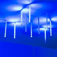 Светодиодная гирлянда ARD-ICEFALL-CLASSIC-D12-200-10PCS-CLEAR-32LED-LIVE BLUE (230V, 10.5W) (Ardecol