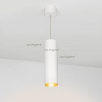 Светильник SP-POLO-HANG-LONG300-R85-15W Warm3000 (WH-GD, 40 deg) (arlight, IP20 Металл, 3 года)