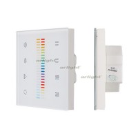 Панель Sens SR-2830C-AC-RF-IN White (220V,RGB+CCT,4зоны) (arlight, IP20 Пластик, 3 года)