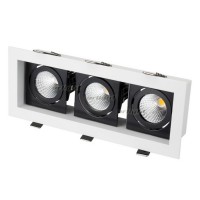 Светильник CL-KARDAN-S260x102-3x9W White (WH-BK, 38 deg) (arlight, IP20 Металл, 3 года)
