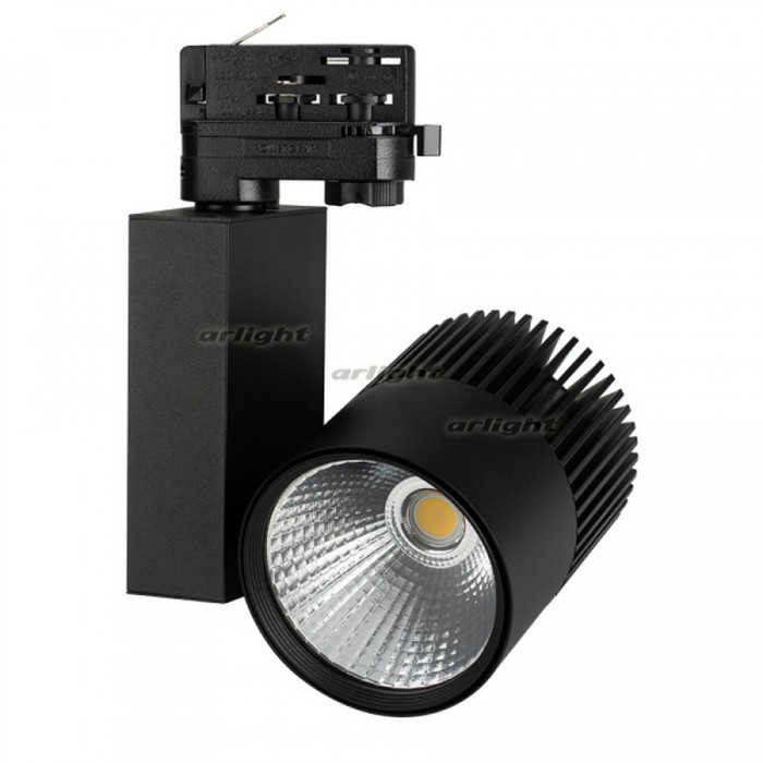 Светильник LGD-ARES-4TR-R100-40W White6000 (BK, 24 deg) (arlight, IP20 Металл, 3 года)