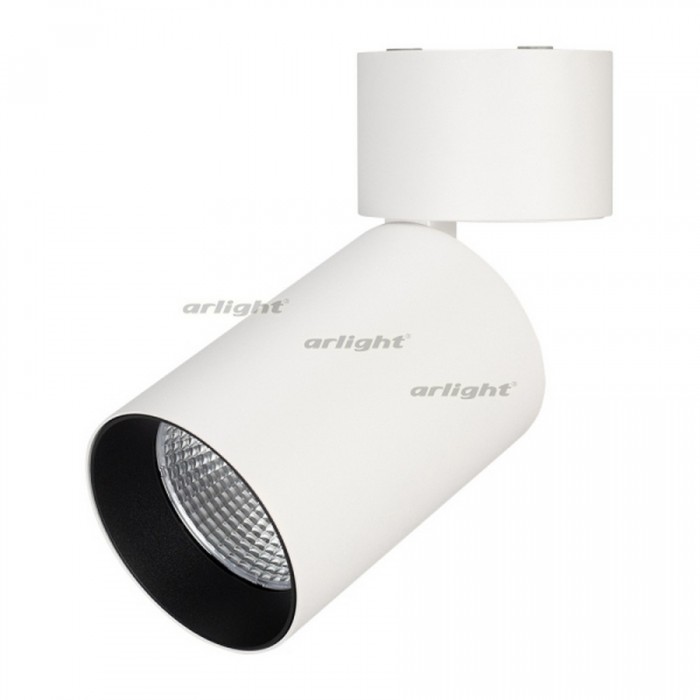 Светильник SP-POLO-SURFACE-FLAP-R85-15W White5000 (WH-BK, 40 deg) (arlight, IP20 Металл, 3 года)