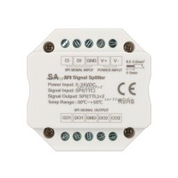 Усилитель SMART-SPI (12-24V, 2 output) (arlight, IP20 Пластик, 5 лет)