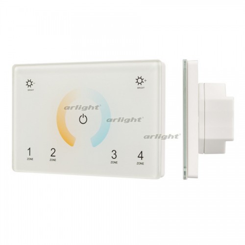 Панель Sens SMART-P81-MIX White (230V, 4 зоны, 2.4G) (arlight, IP20 Пластик, 5 лет)