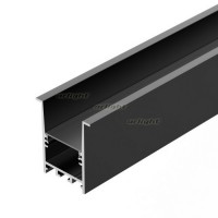 Профиль SL-COMFORT-4551-F-2000 ANOD BLACK (arlight, Алюминий)