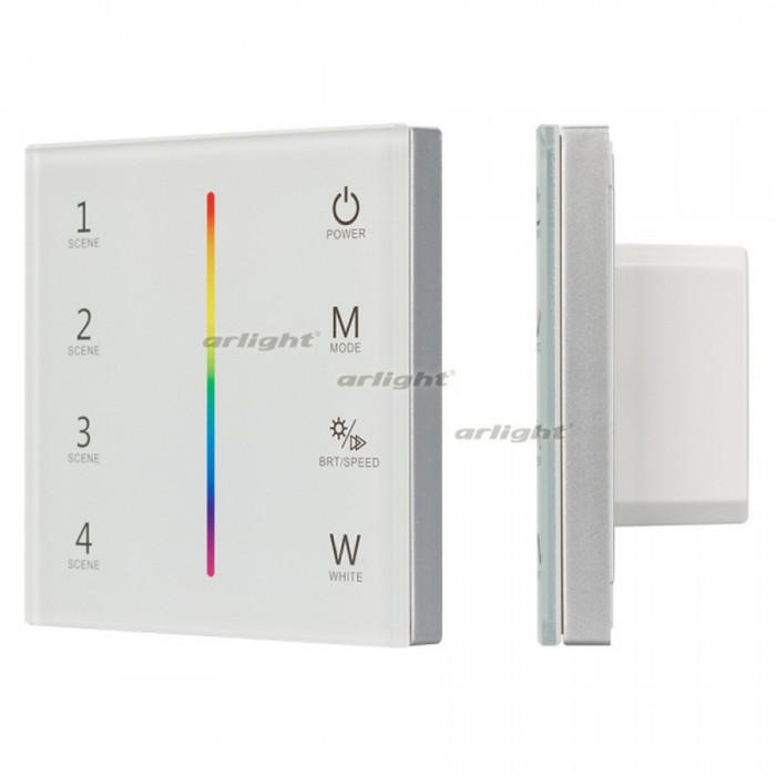 Панель Sens SMART-P22-RGBW White (12-24V, 4x3A, 2.4G) (arlight, IP20 Пластик, 5 лет)