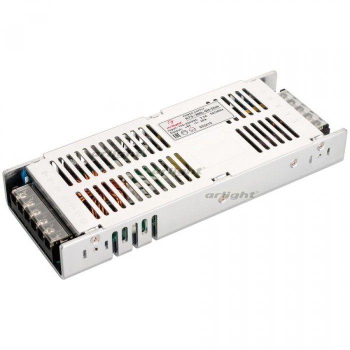 1Блок питания HTS-300L-5H-Slim (5V, 60A, 300W) (Arlight, IP20 Сетка, 2 года)