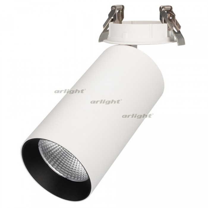 1Светильник SP-POLO-BUILT-R95-25W White5000 (WH-BK, 40 deg) (arlight, IP20 Металл, 3 года)