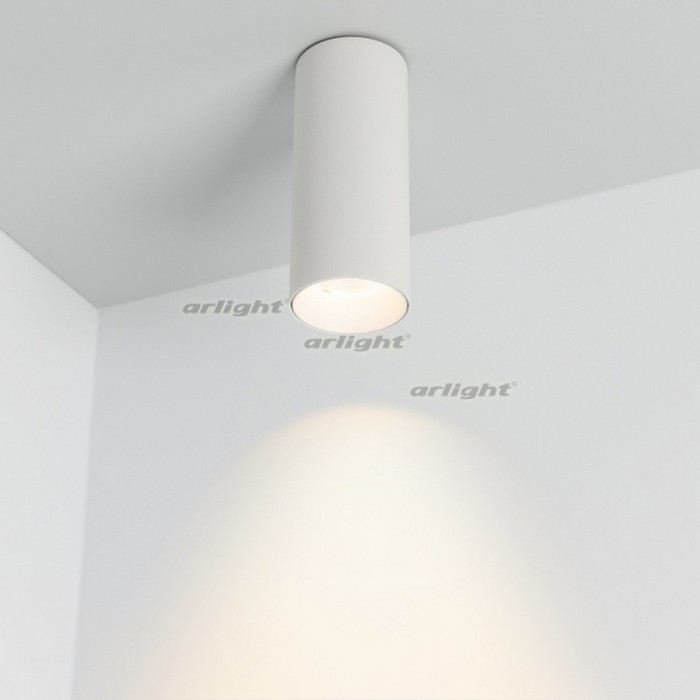 1Светильник SP-POLO-SURFACE-R65-8W White5000 (WH-WH, 40 deg) (arlight, IP20 Металл, 3 года)