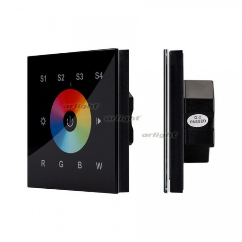 Панель Sens SR-2820B-AC-RF-IN Black (220V,RGBW,1 зона) (arlight, IP20 Пластик, 3 года)