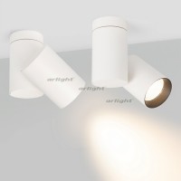 Светильник SP-POLO-SURFACE-TURN-R85-15W Warm3000 (WH-BK, 40 deg) (arlight, IP20 Металл, 3 года)