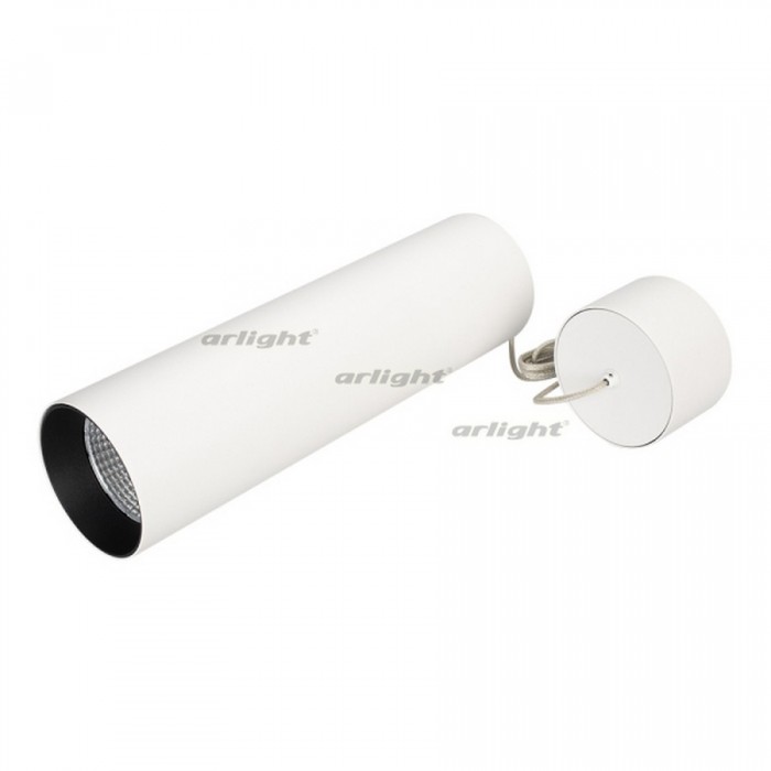 Светильник SP-POLO-HANG-LONG300-R85-15W White5000 (WH-BK, 40 deg) (arlight, IP20 Металл, 3 года)