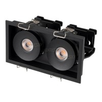 Светильник CL-SIMPLE-S148x80-2x9W Day4000 (BK, 45 deg) (arlight, IP20 Металл, 3 года)