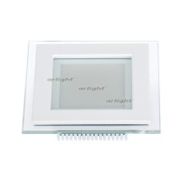 Светодиодная панель LT-S96x96WH 6W Warm White 120deg (arlight, IP40 Металл, 3 года)