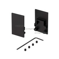 Заглушка SL-COMFORT-2542 BLACK глухая (arlight, Металл)