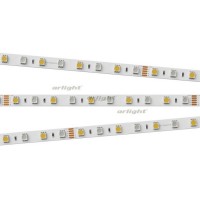 Лента RT6-5050-60 24V RGB-White 2x (300 LED) (arlight, 14.4 Вт/м, IP20)