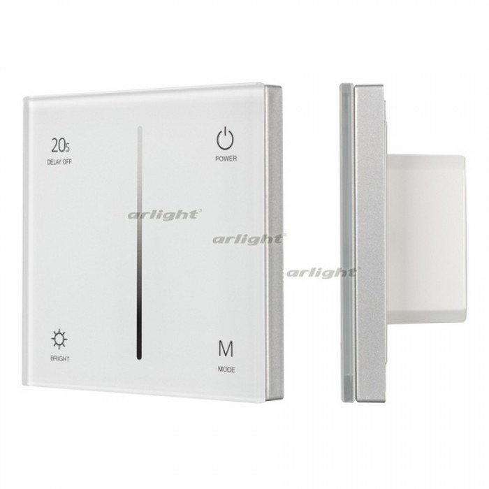 1Панель SMART-P35-DIM-IN White (230V, 0-10V, Sens, 2.4G) (arlight, IP20 Пластик, 5 лет)
