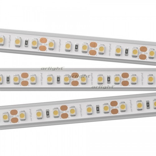 Лента RTW 2-5000PGS 12V Warm 2x (3528, 600 LED, LUX) (arlight, 9.6 Вт/м, IP67)