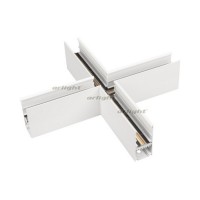 Коннектор крестовой MAG-CON-4592-X90 (WH) (arlight, IP20 Металл, 3 года)
