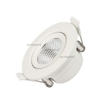 Светильник LTD-POLAR-TURN-R80-5W Warm3000 (WH, 36 deg, 230V) (arlight, IP20 Пластик, 3 года)