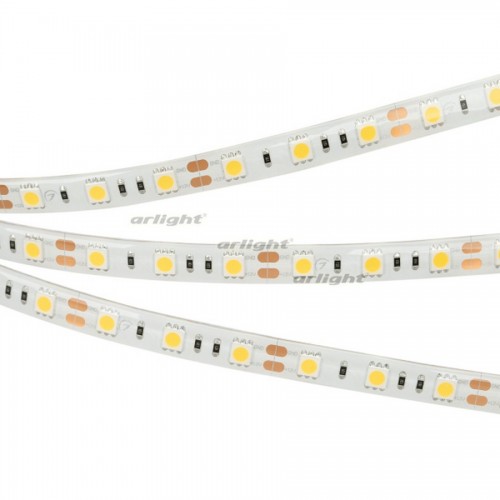 Лента RTW 2-5000SE 12V White 2x (5060, 300 LED, LUX) (arlight, 14.4 Вт/м, IP65)