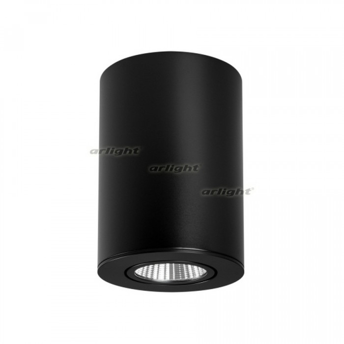 1Светильник SP-FOCUS-R90-9W Warm3000 (BK, 24 deg, 230V) (arlight, IP20 Металл, 3 года)