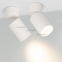 Светильник SP-POLO-SURFACE-FLAP-R85-15W Warm3000 (WH-WH, 40 deg) (arlight, IP20 Металл, 3 года)