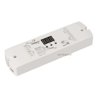 Декодер SMART-K33-DMX (12-24V, 1x15A) (arlight, IP20 Пластик, 5 лет)