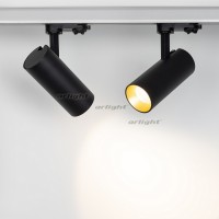 Светильник SP-POLO-TRACK-LEG-R65-8W Warm3000 (BK-GD, 40 deg) (arlight, IP20 Металл, 3 года)