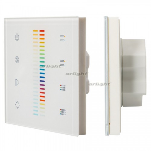 Панель Sens SR-2830C-RF-IN White (12-24V, RGB+CCT,DMX,4зоны (arlight, IP20 Пластик, 3 года)