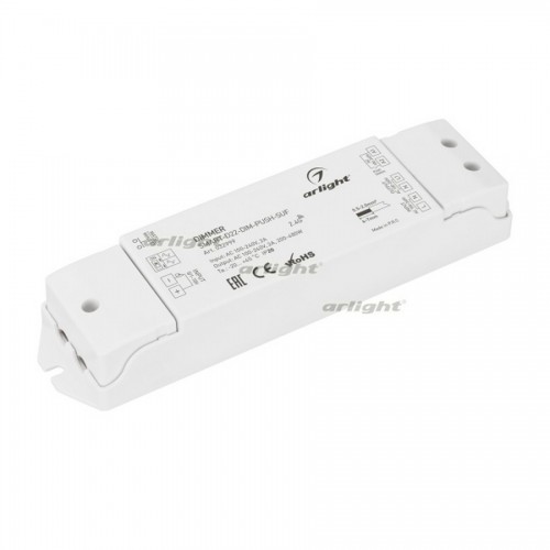 Диммер SMART-D22-DIM-PUSH-SUF (230V, 2A, TRIAC, 2.4G) (arlight, IP20 Пластик, 5 лет)