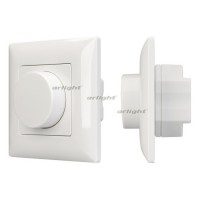Панель SMART-P15-DIM-IN White (230V, 1A, TRIAC, Rotary, 2.4G) (arlight, IP20 Пластик, 5 лет)