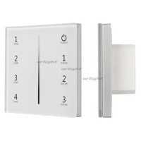 Панель SMART-P34-DIM-IN White (230V, 0-10V, Sens, 2.4G) (arlight, IP20 Пластик, 5 лет)