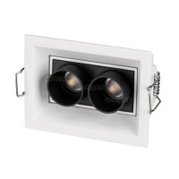 Светильник MS-ORIENT-BUILT-TURN-TC-S67x90-5W Warm3000 (WH-BK, 30 deg, 230V) (arlight, IP20 Металл, 5