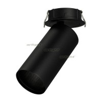 Корпус SP-POLO-BUILT-R65 (BK, 1-3, 200mA) (arlight, IP20 Металл, 3 года)