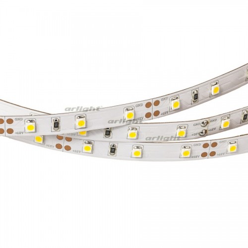 Лента RT2-3528-60-12V Warm White (300 LED) (NormaLED, 4.8 Вт/м, IP20)