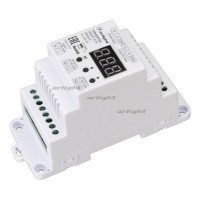 Конвертер SMART-K29-DMX512 (230V, 2x1.2A, TRIAC, DIN) (arlight, Пластик)