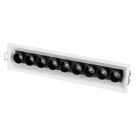 Светильник MS-ORIENT-BUILT-TURN-TC-S67x300-20W Warm3000 (WH-BK, 30 deg, 230V) (arlight, IP20 Металл,