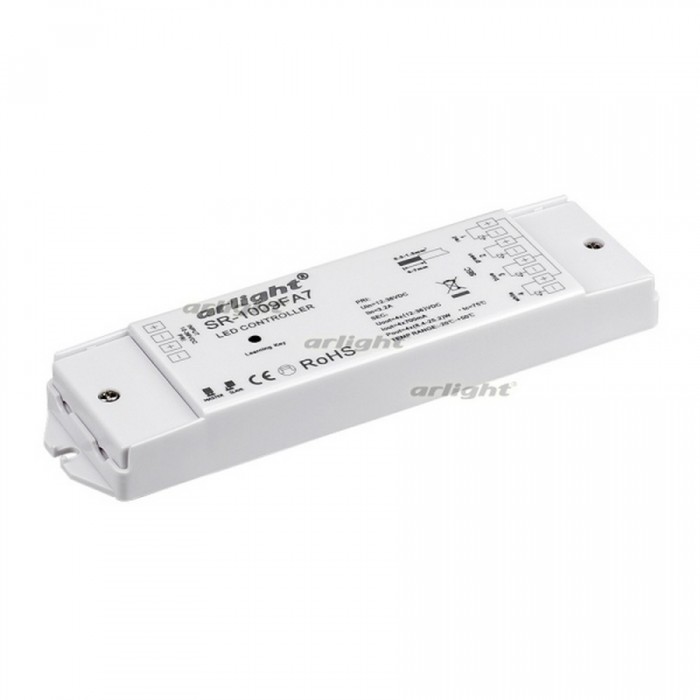 1Контроллер тока SR-1009FA7 (12-36V, 4x700mA) (arlight, IP20 Пластик, 3 года)