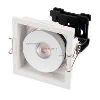 Светильник CL-SIMPLE-S80x80-9W Warm3000 (WH, 45 deg) (arlight, IP20 Металл, 3 года)