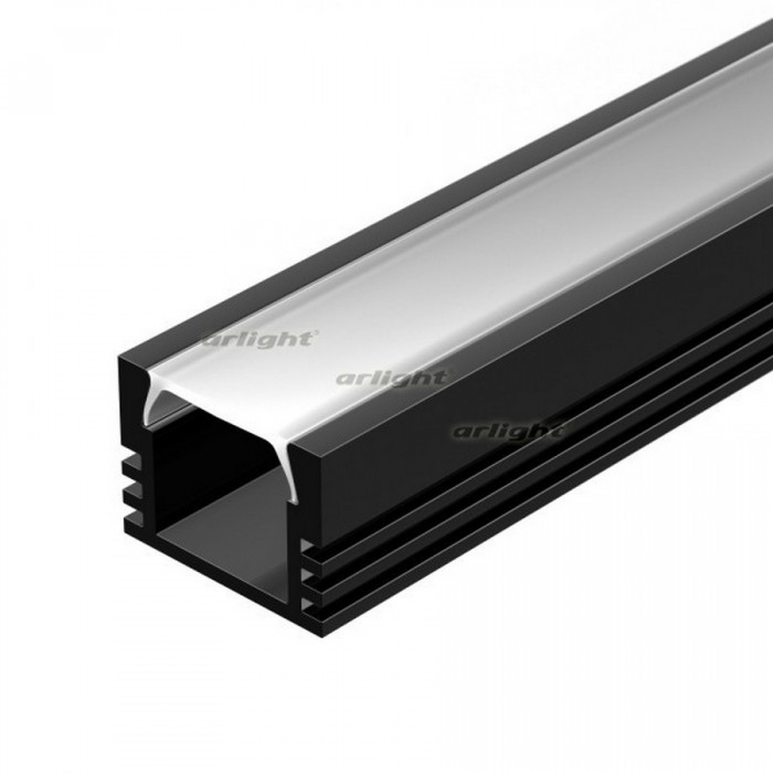 1Профиль PDS-S-2000 ANOD Black RAL9005 (arlight, Алюминий)