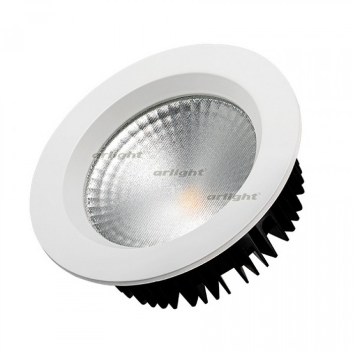 1Светодиодный светильник LTD-145WH-FROST-16W White 110deg (arlight, IP44 Металл, 3 года)
