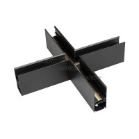 Коннектор крестовой MAG-CON-4592-X90 (BK) (arlight, IP20 Металл, 3 года)