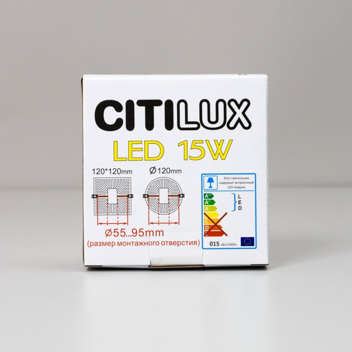 CLD53K15N Ctilux Встраиваемый квадратный светильник