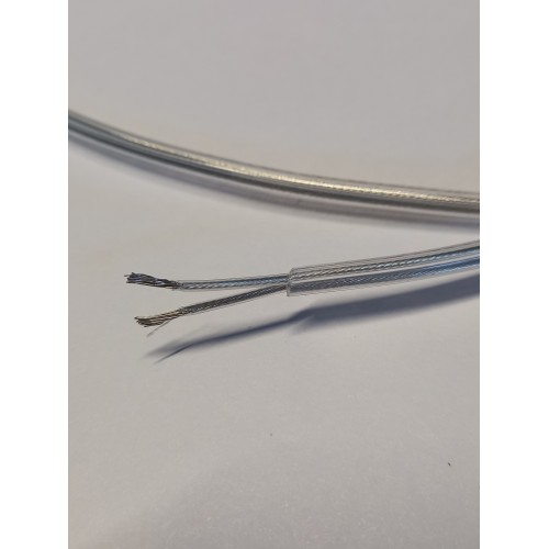  Провод круглый 2х0.35 mm прозрачный D=2.95mm