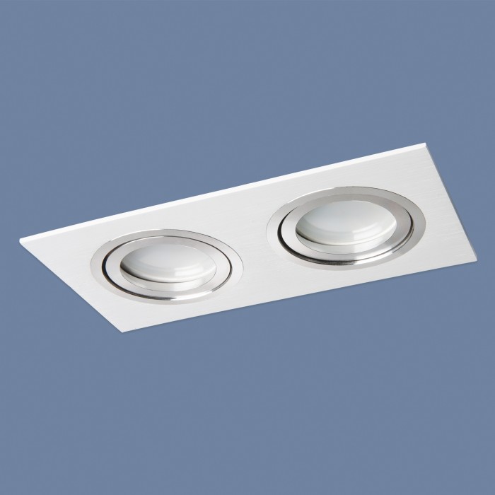 1051/2 WH белый Точечный светильник с белой шлифованной поверхностью
