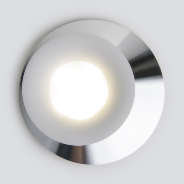 124 MR16 белый/серебро Встраиваемый точечный светильник