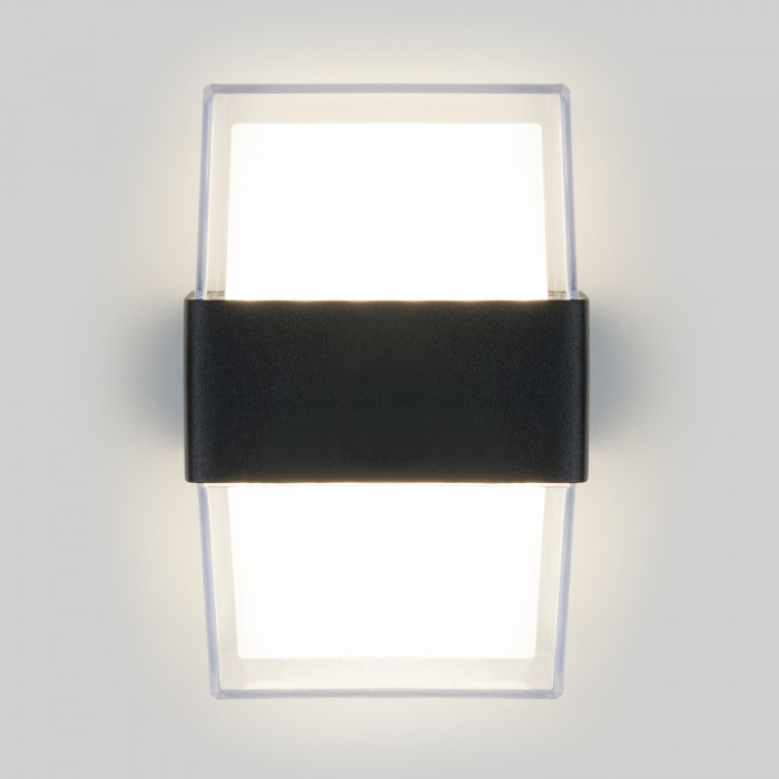 21519 TECHNO LED Maul черный уличный настенный светодиодный светильник 